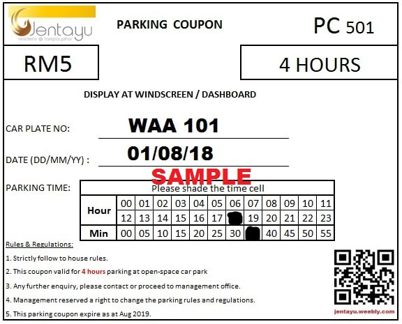 preflight parking coupon hobby